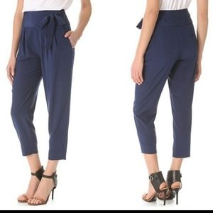 DVF keaka side tie cropped pant